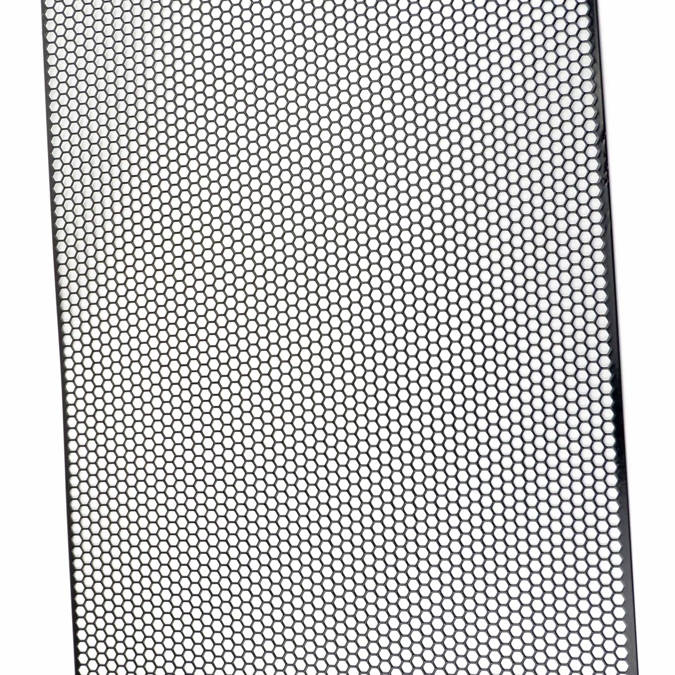 100cmx33cm Aluminum Grille Mesh Grill Cover Car Bumper Fender Hood Vent Grille Net Grid Ventilation Grille 6mm Hole Hexagon