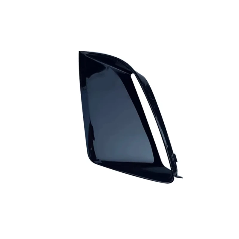 Front Lower Bumper Fog Light Lamp Cover Strip Molding Decorative Lid For Audi RS6 2011-2018 Foglight Black Trim