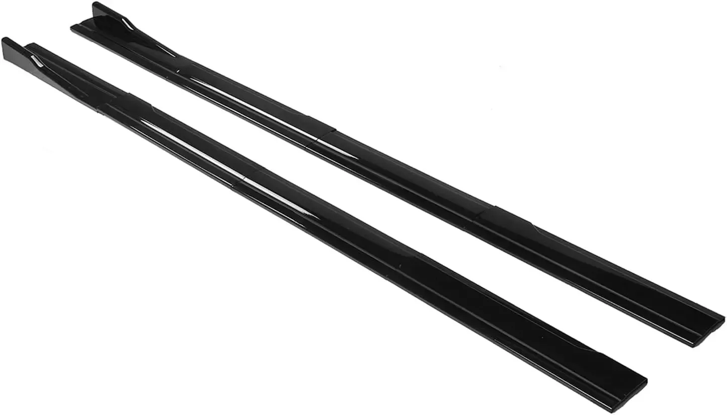 Side Skirt Extensions Universal Car Side Rocker Splitters Diffuser Winglet Wings For BMW For VW Golf MK 6-7 For Honda For Audi