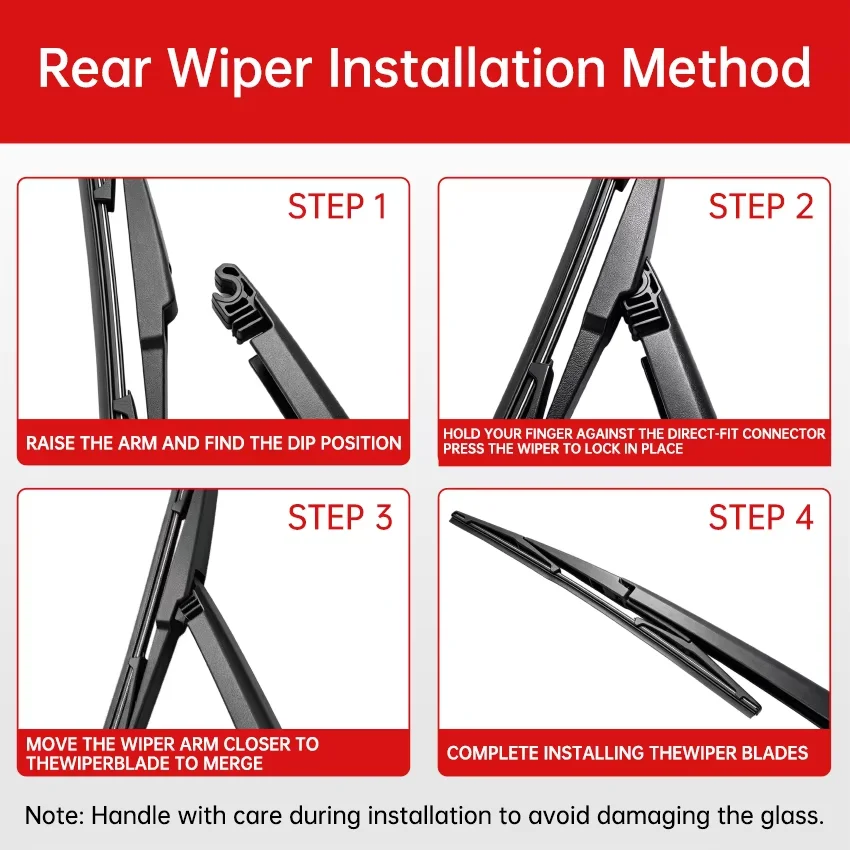 Car Wiper 11" Rear Wiper Blade For Kia Sorento MK2 2009 - 2014 Clean Windshield Windscreen Rear Wiper 988152P000