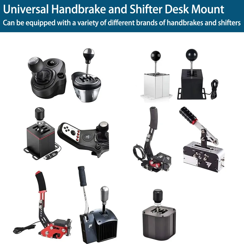 Universal Desk Mounted Desktop Fixture Simulation Racing Game Bracket For Logitech G Driving Force Shifter Thrustmaster TH8A&TSS
