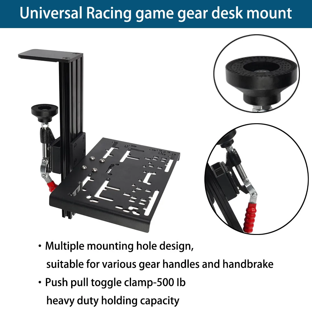 Universal Desk Mounted Desktop Fixture Simulation Racing Game Bracket For Logitech G Driving Force Shifter Thrustmaster TH8A&TSS