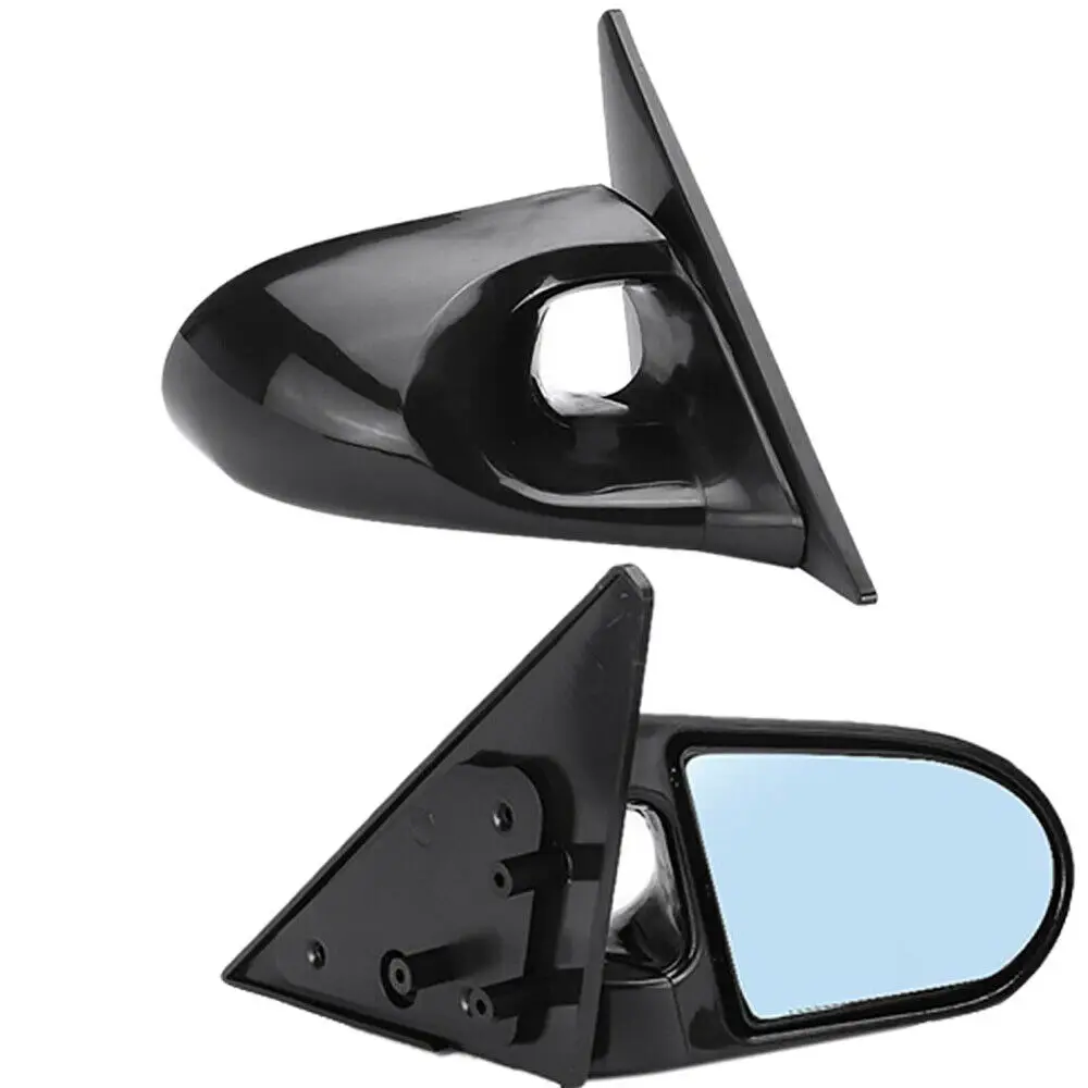 For Civic EG 2Dr Manual Adjustable Car Door Side View Mirror For Honda Civic 1992-1995 Black/Carbon Fiber Rearview Mirror