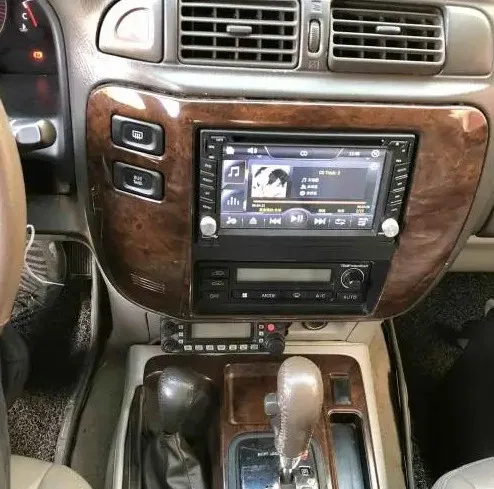 9INCH Car Radio Fascias For Nissan patrol Y61 1997-2006 Android GPS MP5 Stereo Player 2 Din Head Unit Panel Dash Frame Installat