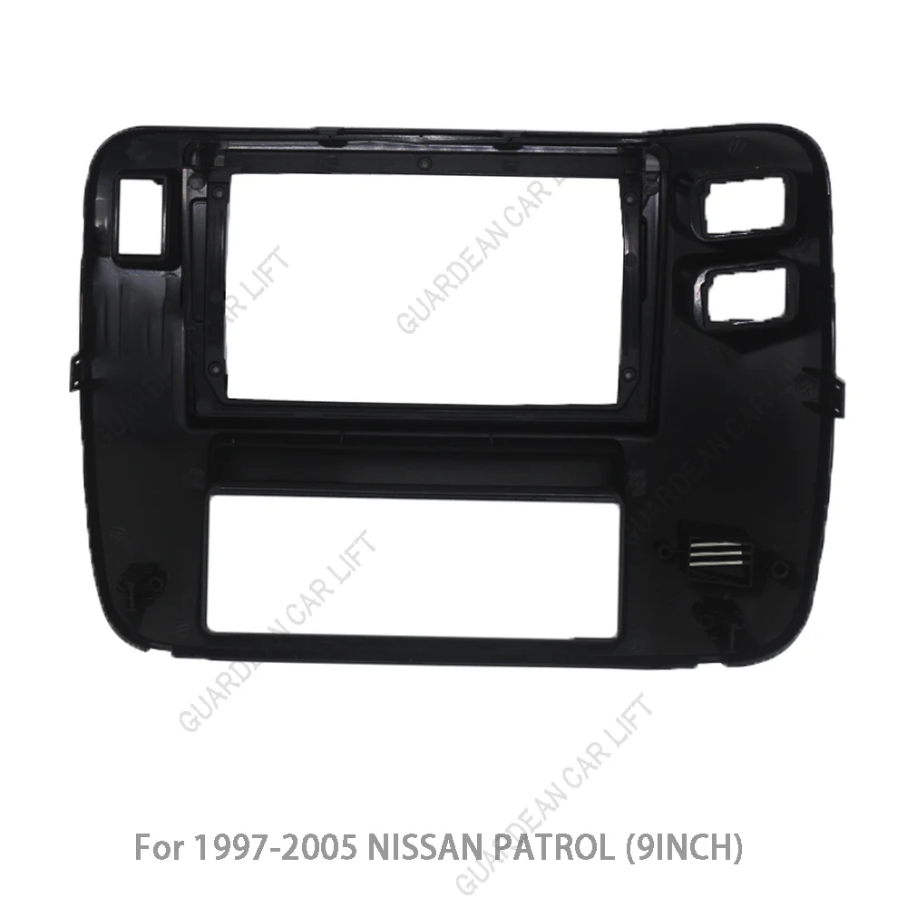 9INCH Car Radio Fascias For Nissan patrol Y61 1997-2006 Android GPS MP5 Stereo Player 2 Din Head Unit Panel Dash Frame Installat