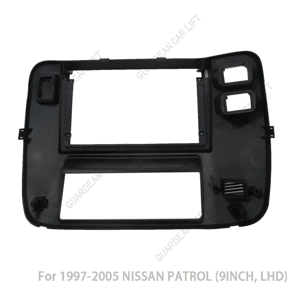 9INCH Car Radio Fascias For Nissan patrol Y61 1997-2006 Android GPS MP5 Stereo Player 2 Din Head Unit Panel Dash Frame Installat
