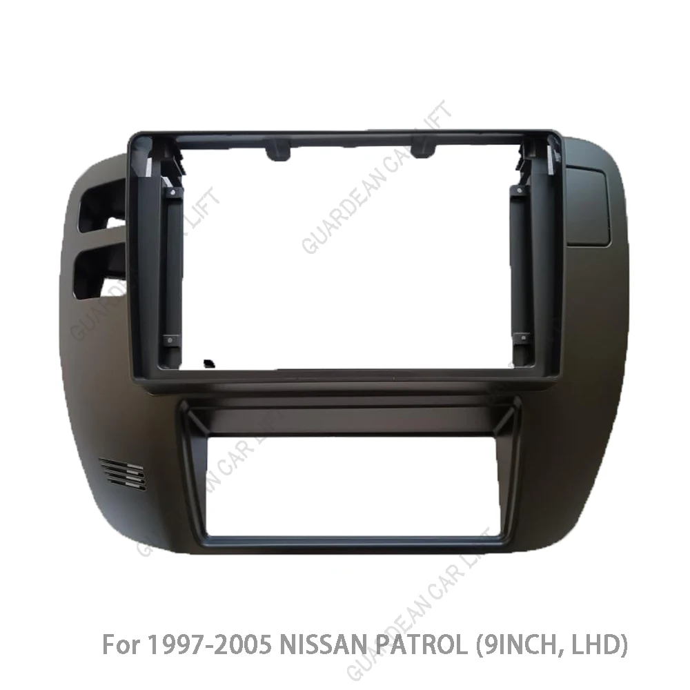 9INCH Car Radio Fascias For Nissan patrol Y61 1997-2006 Android GPS MP5 Stereo Player 2 Din Head Unit Panel Dash Frame Installat