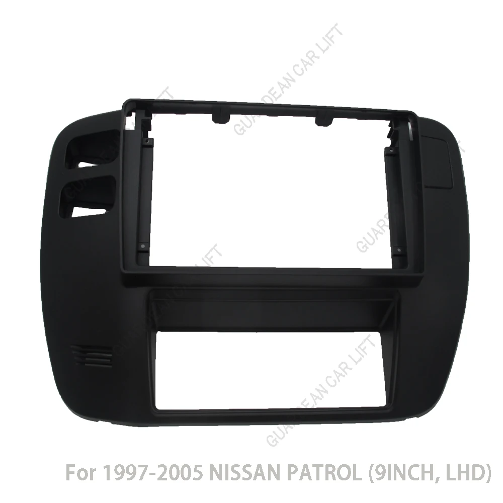 9INCH Car Radio Fascias For Nissan patrol Y61 1997-2006 Android GPS MP5 Stereo Player 2 Din Head Unit Panel Dash Frame Installat
