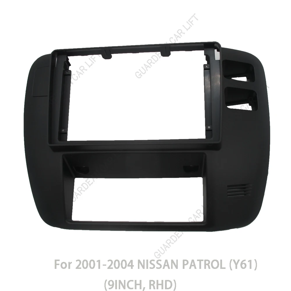 9INCH Car Radio Fascias For Nissan patrol Y61 1997-2006 Android GPS MP5 Stereo Player 2 Din Head Unit Panel Dash Frame Installat