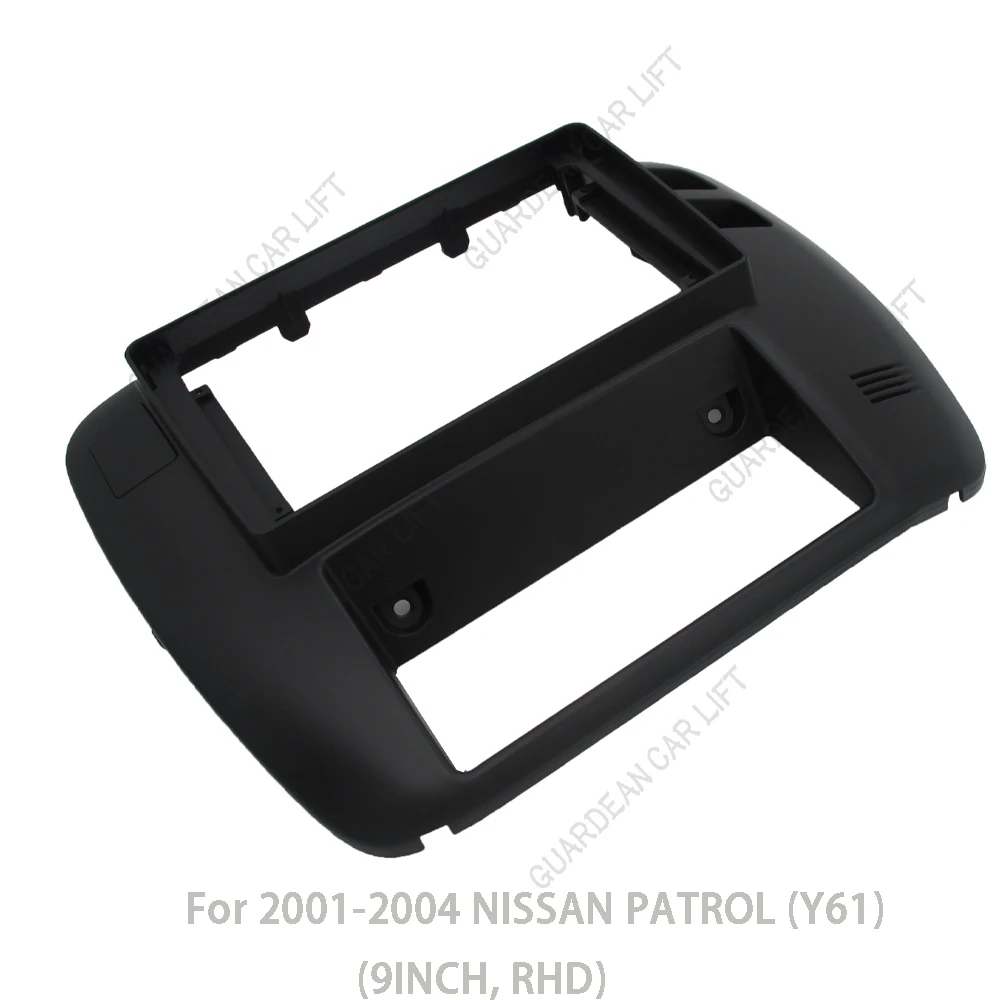 9INCH Car Radio Fascias For Nissan patrol Y61 1997-2006 Android GPS MP5 Stereo Player 2 Din Head Unit Panel Dash Frame Installat
