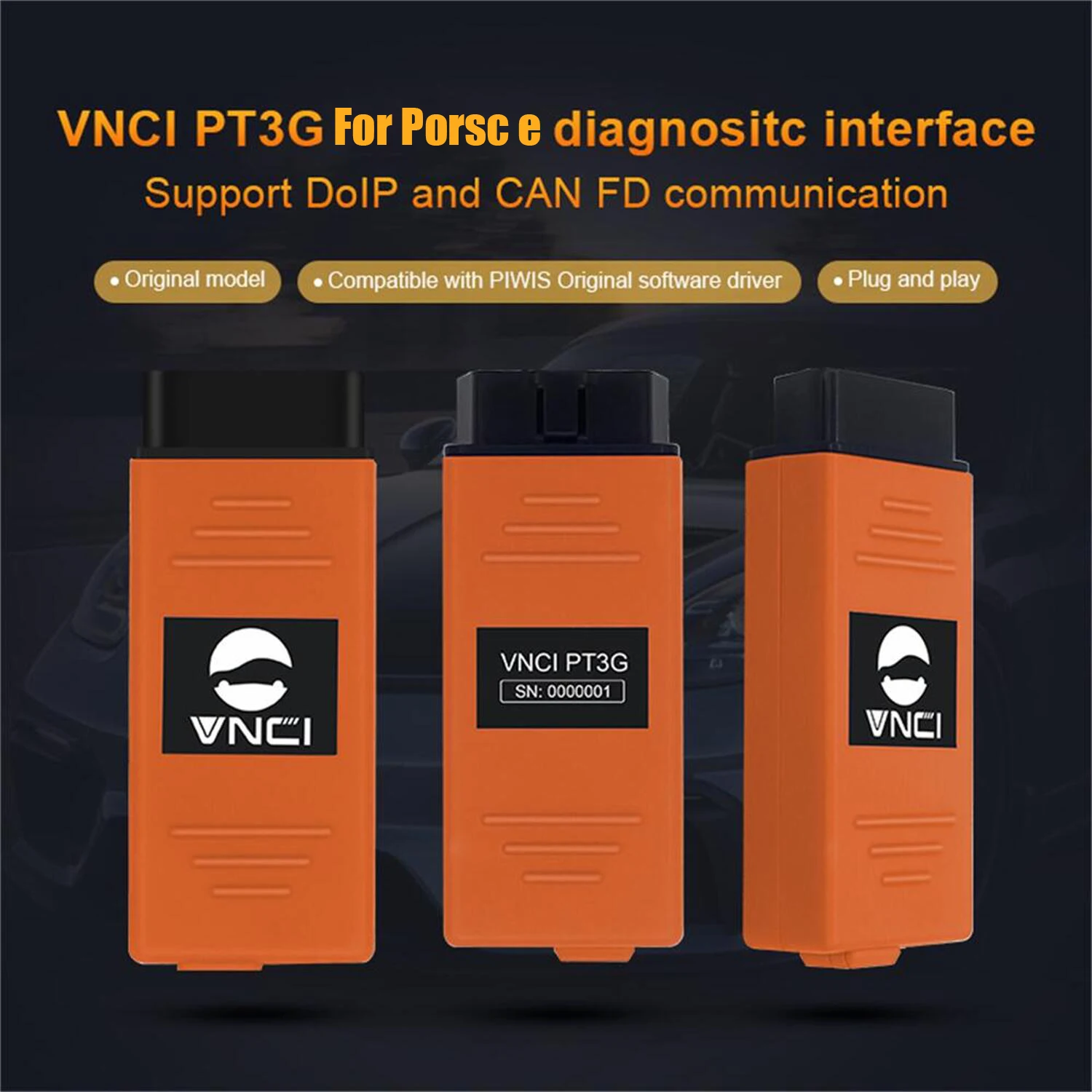 VNCI PT3G For PIWIS 3 and PIWIS 4 For Porsche Diagnostic Interface Compatible With for Porsche Software Drivers Plug and Play
