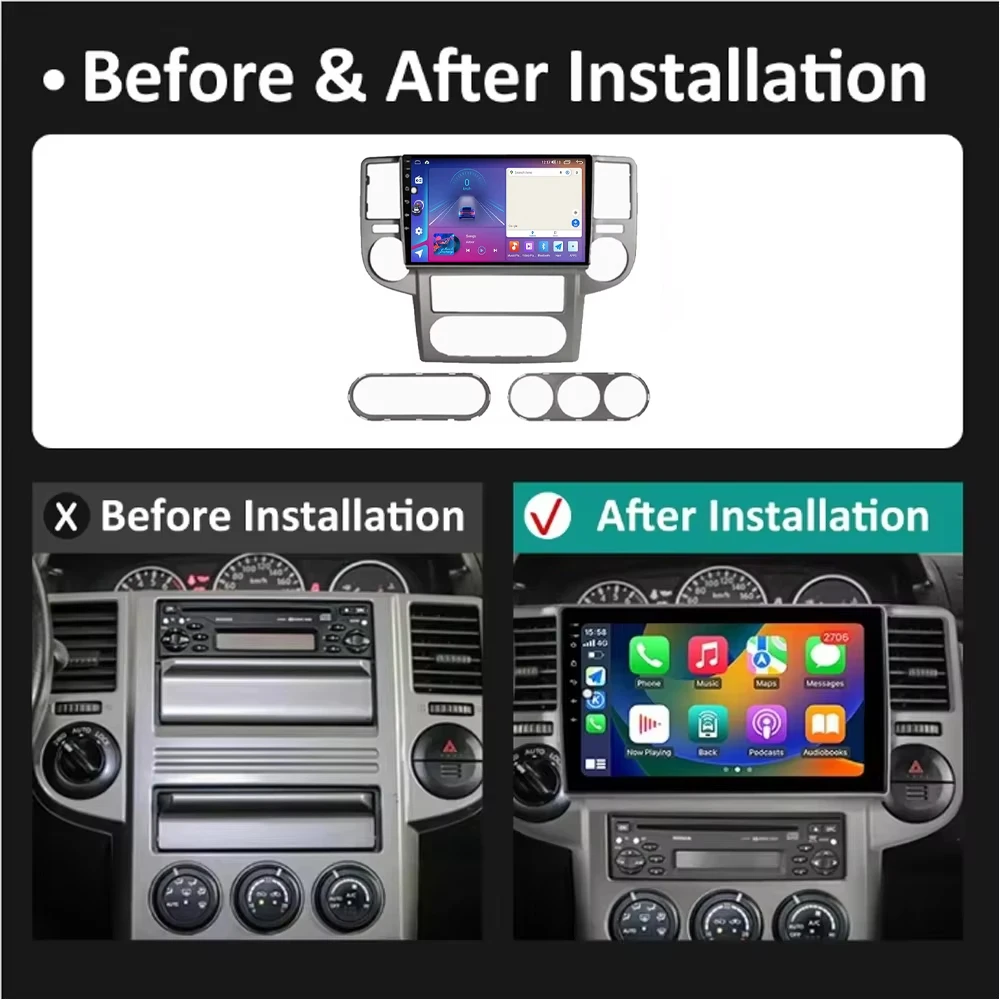 Car Radio Android For NISSAN X-TRAIL Xtrail 2003-2007 Carplay Auto Player Multimedia Video GPS Navigation Rear Camera Screen DVD