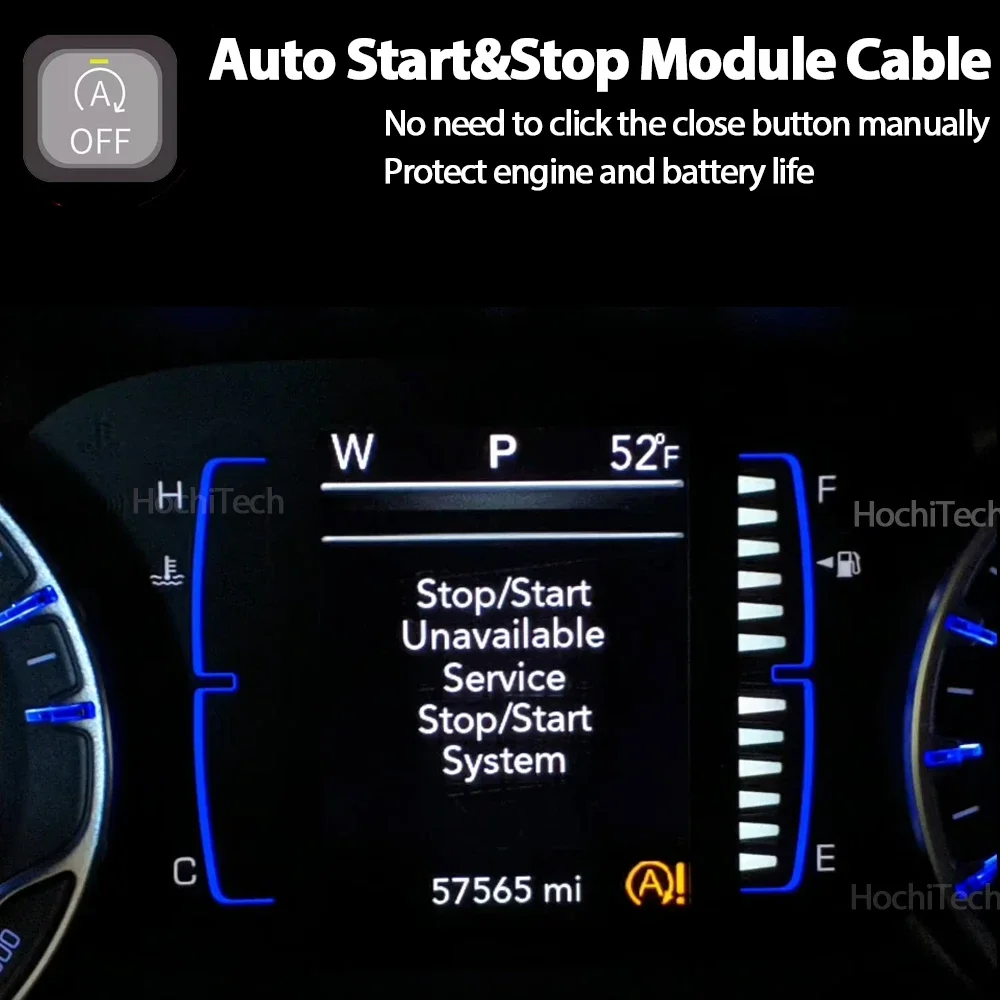 Car Automatic Stop Start Engine System Off Device Control Sensor Plug Cable For Mercedes Benz Smart Fortwo 453 2014-2019