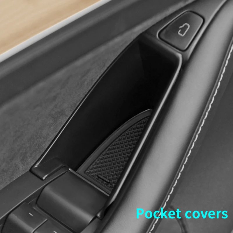 for Tesla Model 3/Y/Model YL Door Handle Storage Box, Front and Rear Door Storage and Organization Box, Storing Small Items