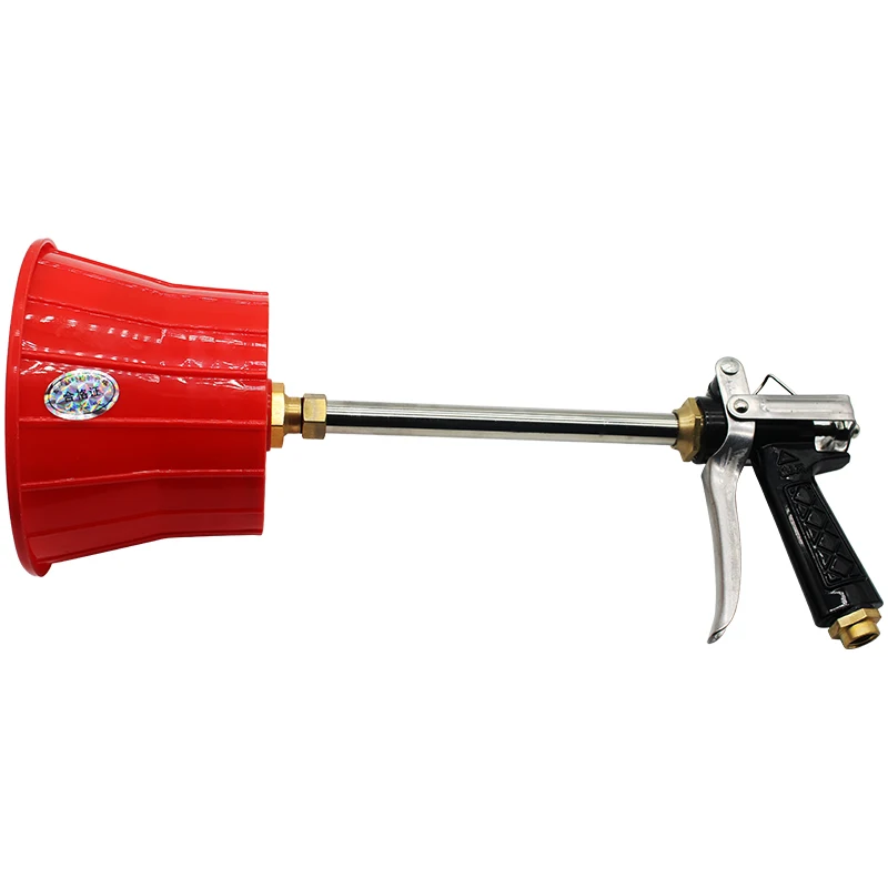 Agricultural Atomizing Nozzle Fruit Tree Air Supply Type Long Range Spray Gun Plunger Pump High Pressure Pesticide Irrigation