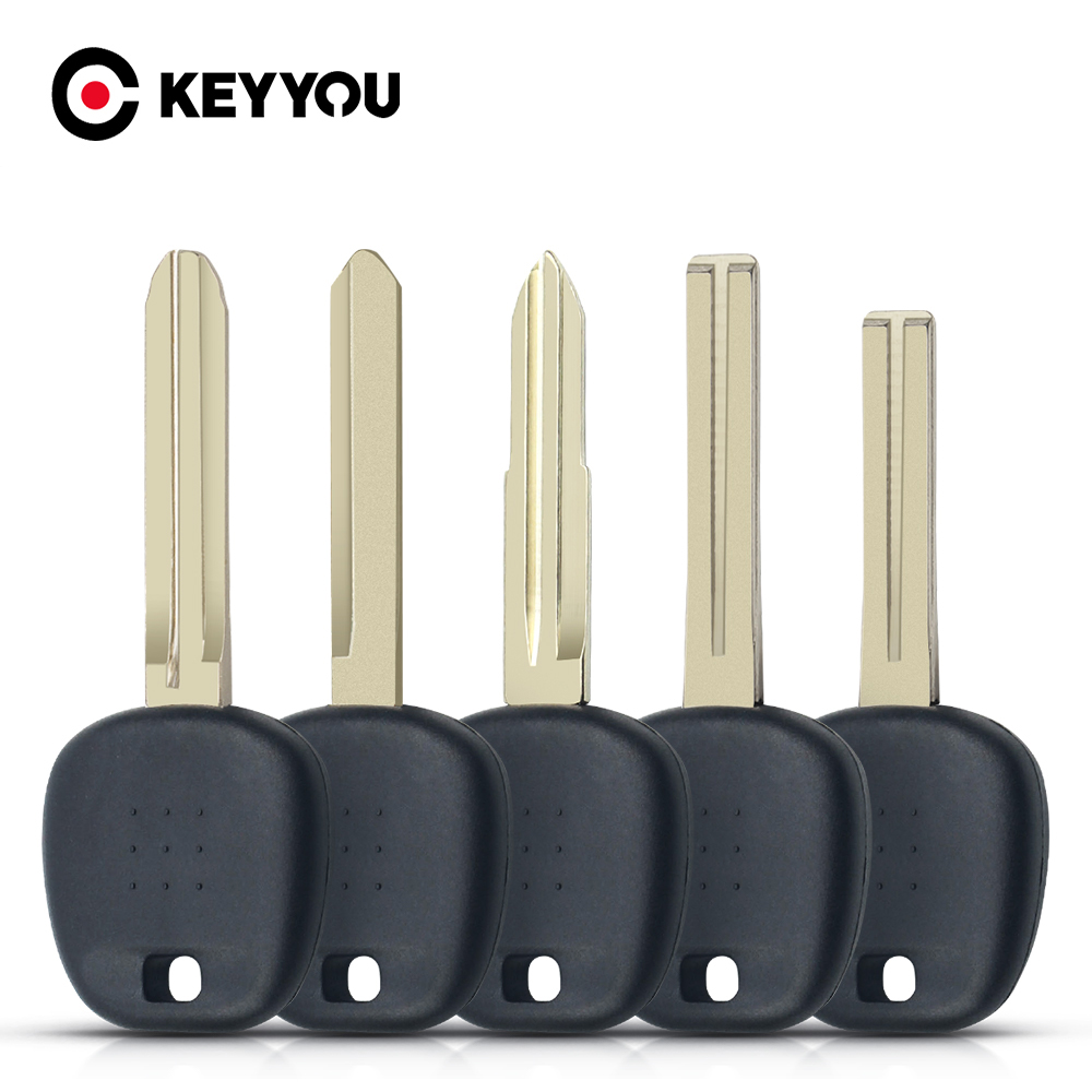 KEYYOU 10pcs TOY43/TOY40/TOY47/TOY41 Blade Car Transponder Key Shell For Toyota Fit Lexus No Chip Fob Case