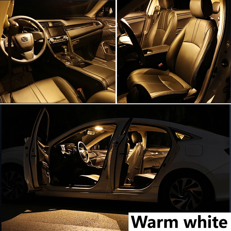 ZITWO 14Pcs LED Interior Light Bulb Kit For Toyota Camry XV40 2007 2008 2009 2010 2011 Dome Reading Trunk Lamp Canbus No Error