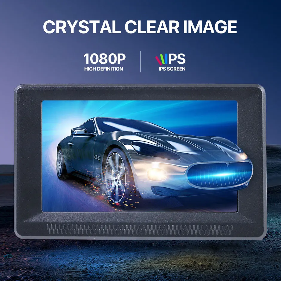 GreenYi 4.3/5/7 inch AHD IPS Monitor 1080P Night Vision Car Rear View Camera 170° Reverse Camera Night Vision Waterproof