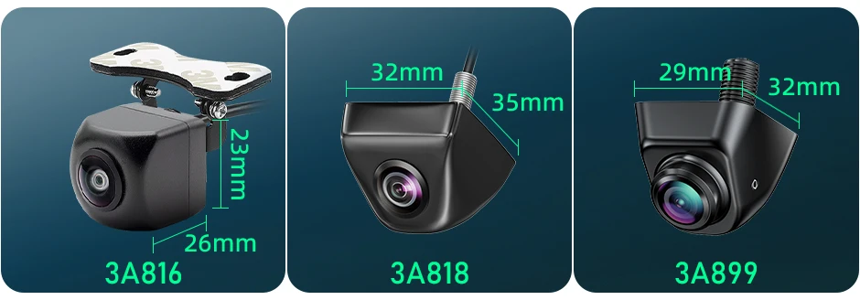 GreenYi 4.3/5/7 inch AHD IPS Monitor 1080P Night Vision Car Rear View Camera 170° Reverse Camera Night Vision Waterproof