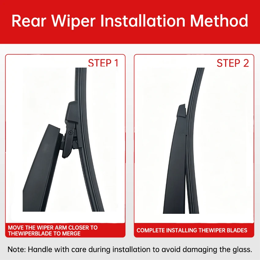 Rear Windscreen Wiper Arm & Blade Set 11" Inch for VW Golf Mk6 Hatchback 2009-2013