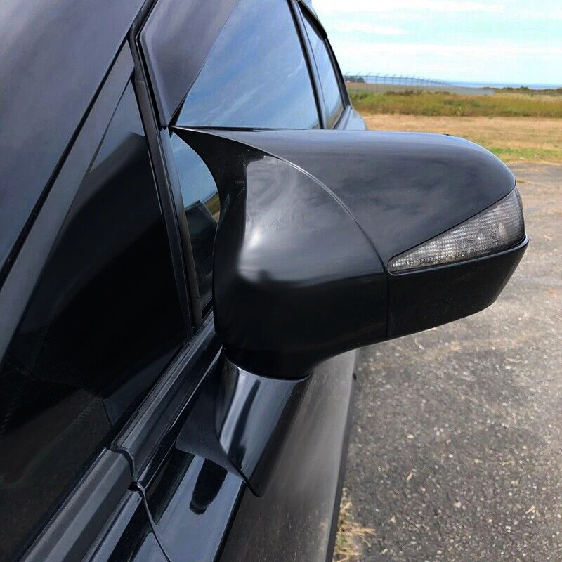 Bracingo Rearview Mirror Cover Fit For Honda Civic 8th 2006-2011 Gloss Black/Carbon Pattern Side Wing Mirror Cap Car Accessories
