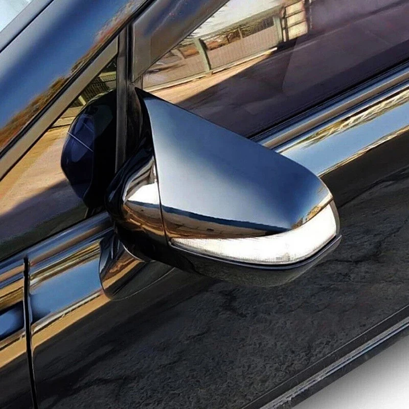 Bracingo Rearview Mirror Cover Fit For Honda Civic 8th 2006-2011 Gloss Black/Carbon Pattern Side Wing Mirror Cap Car Accessories