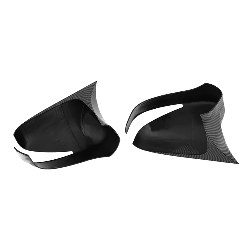 Bracingo Rearview Mirror Cover Fit For Honda Civic 8th 2006-2011 Gloss Black/Carbon Pattern Side Wing Mirror Cap Car Accessories