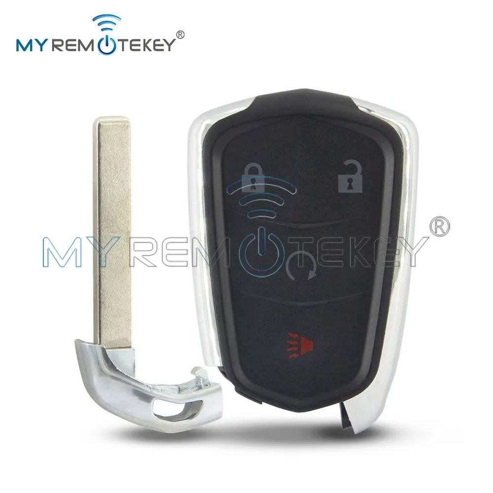 MYREMOTEKEY Smart Car Key Fob Shell Remote Case FCC HYQ2AB HYQ2EB for Cadillac Escalade ESV ATS CTS SRX XTS 3/4/5/6 Buttons