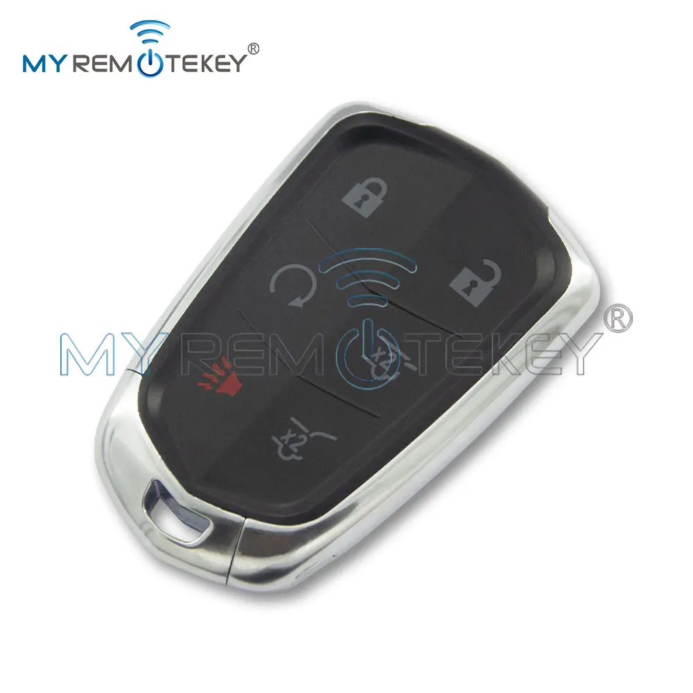 MYREMOTEKEY Smart Car Key Fob Shell Remote Case FCC HYQ2AB HYQ2EB for Cadillac Escalade ESV ATS CTS SRX XTS 3/4/5/6 Buttons