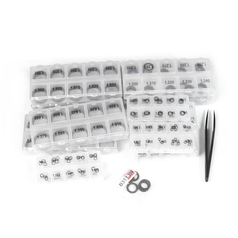 New!555PCS Common Rail Injector Repair Adjustment Washer Shims for Bo-sch for Den-so,B11,B12,B13,B14,B16,B22,B25,B26,B27.B31,B48