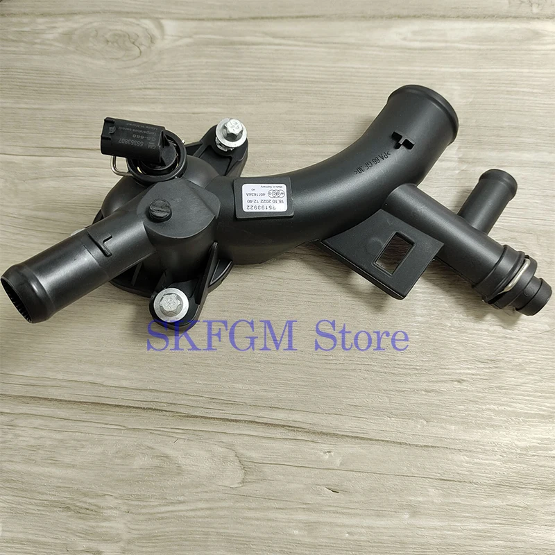 Engine Coolant Thermostat Housing 25193922 For Buick Encore Chevrolet Cruze Sonic Trax 1.4L Opel Vauxhall