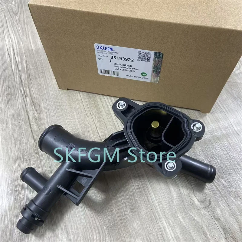 Engine Coolant Thermostat Housing 25193922 For Buick Encore Chevrolet Cruze Sonic Trax 1.4L Opel Vauxhall
