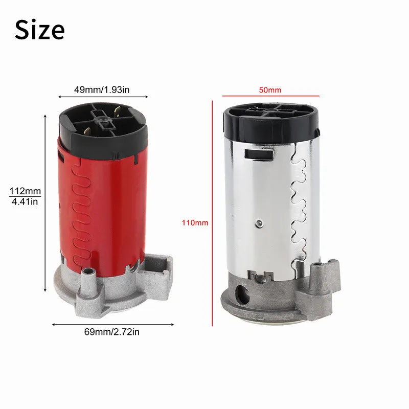 12V /24V Universal Car Air Horn Pump Loud Car Truck Vehicle Train Motorcycle Siren Horn Multi-tone Claxon Horns Air Compressor
