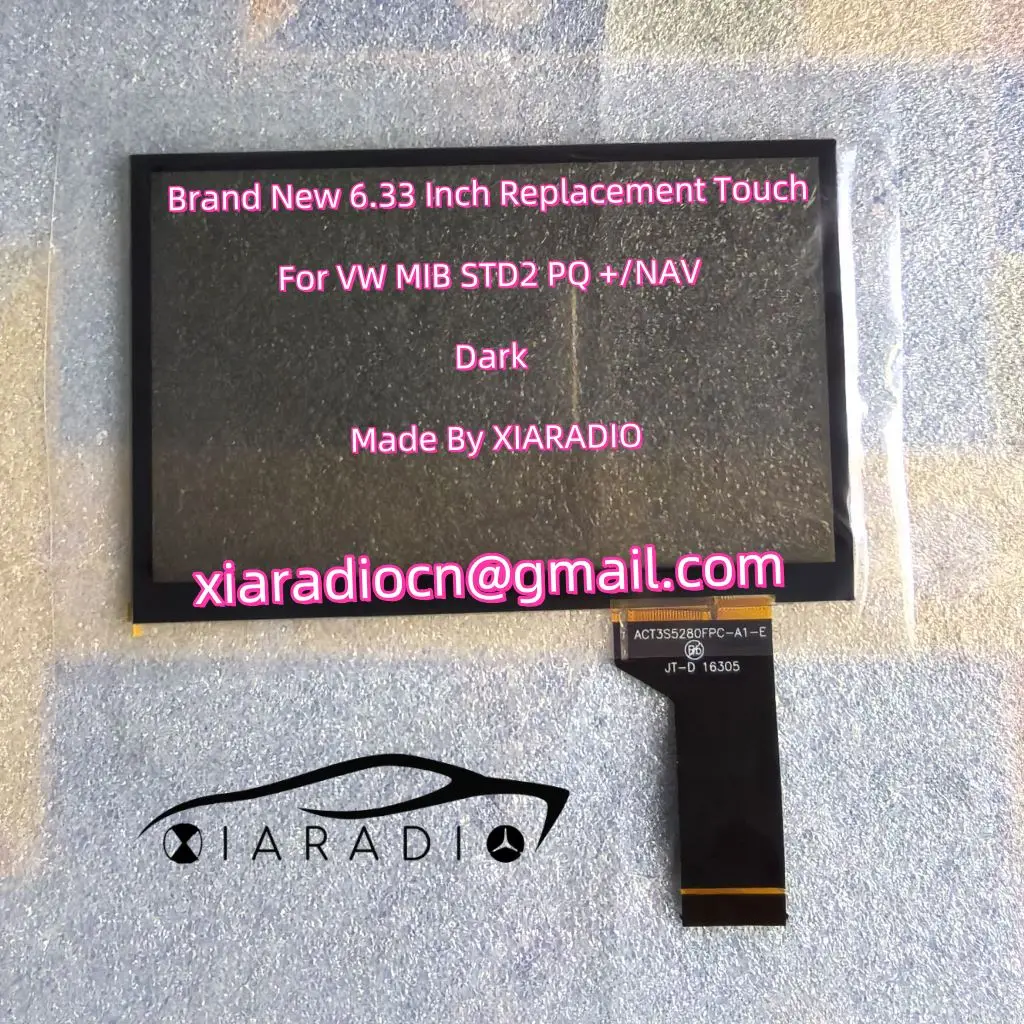 Wholesale 6.33 Inch Touch Screen TDO-WVGA0633F00039 WVGA0633F00045 For VW MIB STD2 PQ Car Multimedia Navigation Radio