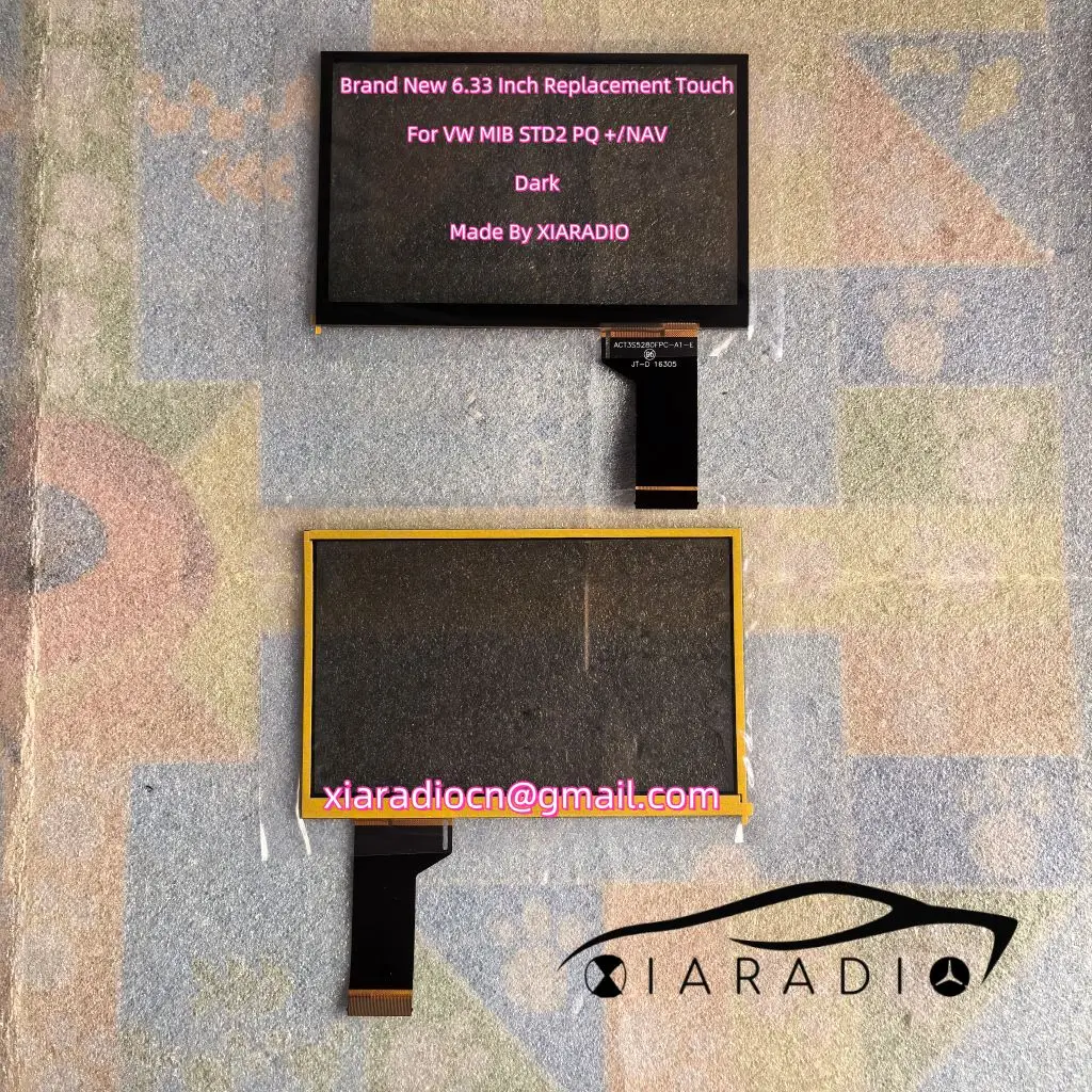 Wholesale 6.33 Inch Touch Screen TDO-WVGA0633F00039 WVGA0633F00045 For VW MIB STD2 PQ Car Multimedia Navigation Radio