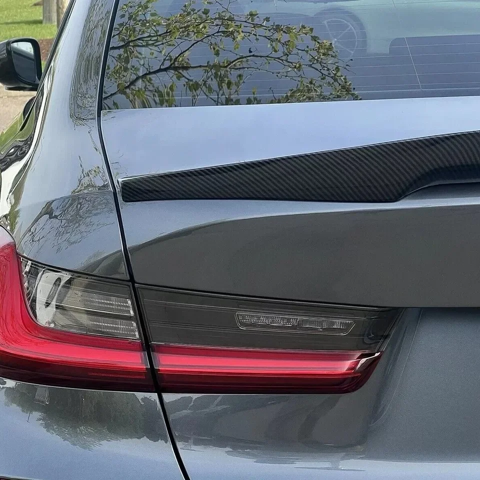 XVIP Car M4 Style Roof Spoiler Glossy Black Wings For BMW 3 Series G20 G28 2019-2022 330i 330e Sedan ABS Ducktail Trunk Spoilers