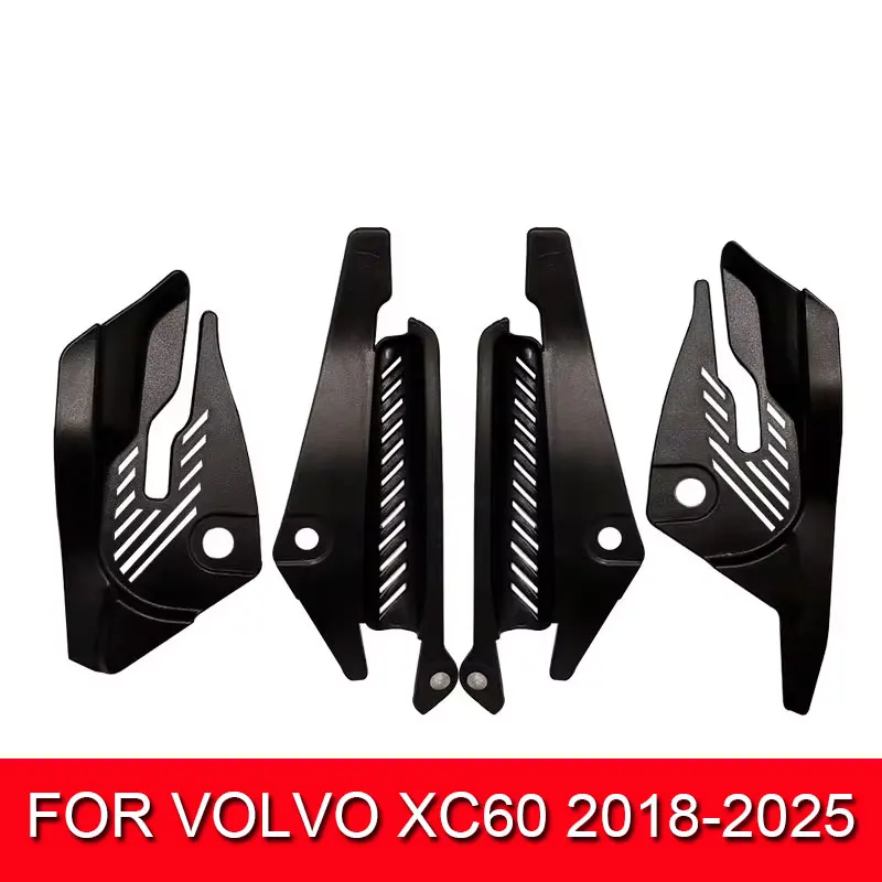For Volvo S90 V90 XC60 2018-2026 Anti-Leaf Debris Blocking Wiper Drain Slot Modified Car Supplies 2025 2023 2022 2021 2020 2019