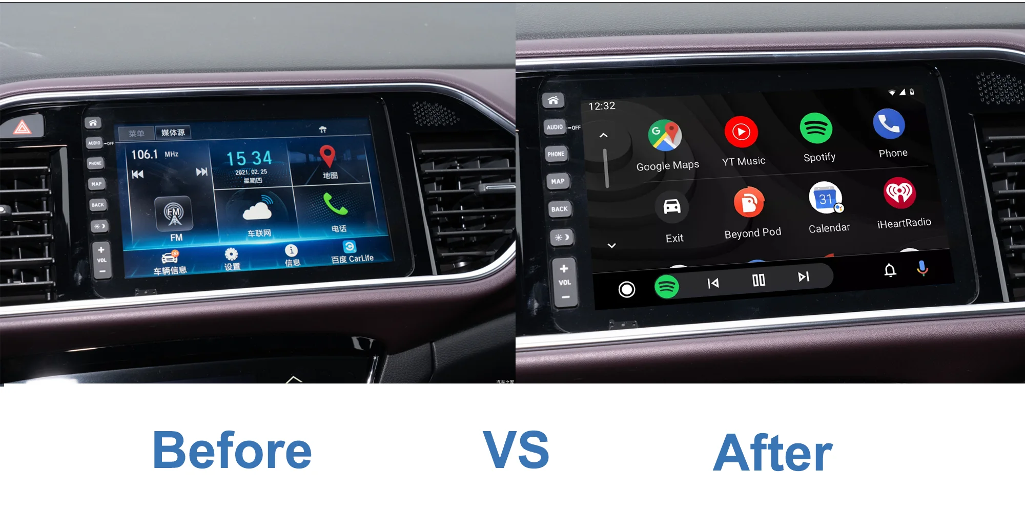 WIZCAR A3 Converter Real-time Maps Online Music Android Auto Adapter For Honda MNV XNV VE1 ENS1 ENP1 for Android Phone Use