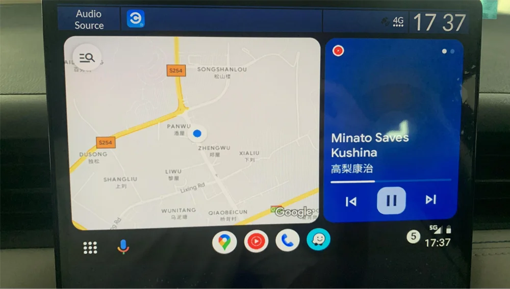 WIZCAR A3 Converter Real-time Maps Online Music Android Auto Adapter For Honda MNV XNV VE1 ENS1 ENP1 for Android Phone Use