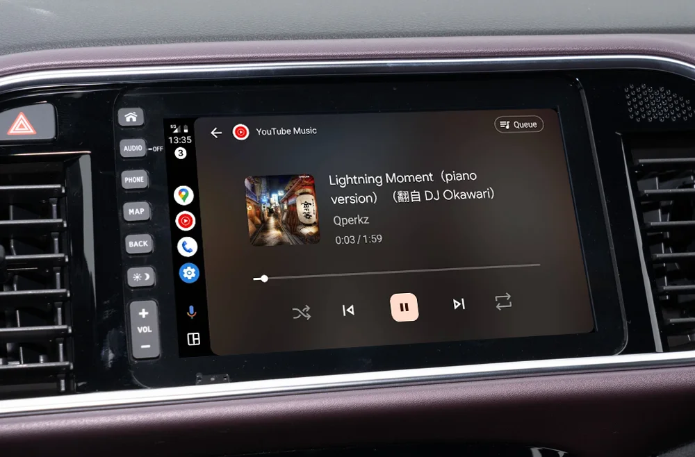WIZCAR A3 Converter Real-time Maps Online Music Android Auto Adapter For Honda MNV XNV VE1 ENS1 ENP1 for Android Phone Use