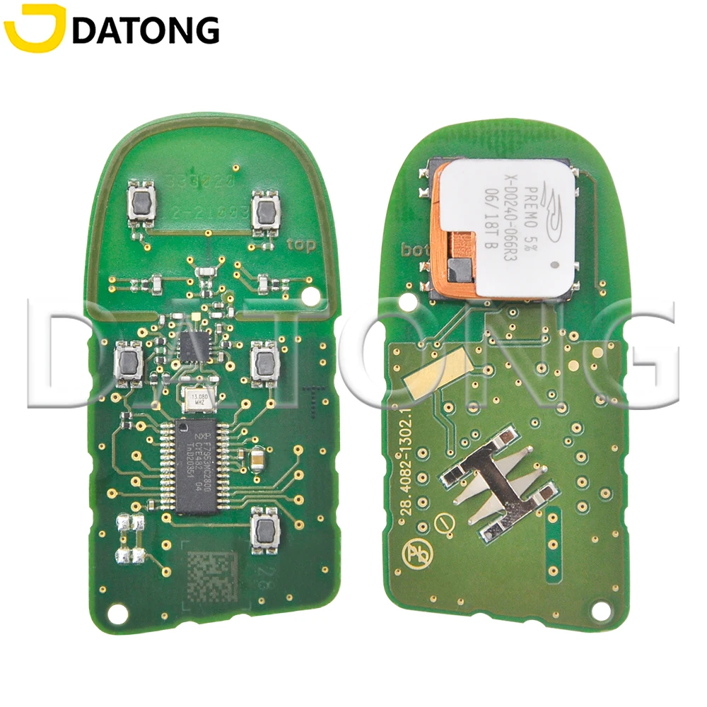 Datong World Car Remote Key PCB Board For Jeep Renegade Compass Fiat M3N-40821302 4AChip 433MHz Original Factory Replacment