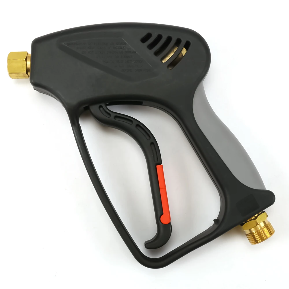 High Pressure Water Spray Gun 280bar 4000psi M22 Male + G1/4 Female for Professional Electric High Pressure Washers