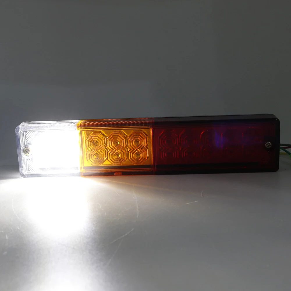 2X 24V 12V Car Trailer Lights LED Stop Rear Tail Brake Reverse Lights Turn Indiactor ATV Truck Caravan Aanhanger LED Verlichting