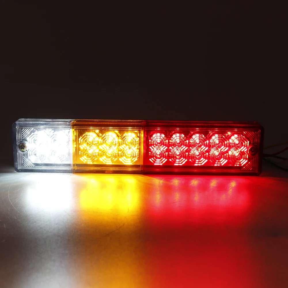 2X 24V 12V Car Trailer Lights LED Stop Rear Tail Brake Reverse Lights Turn Indiactor ATV Truck Caravan Aanhanger LED Verlichting