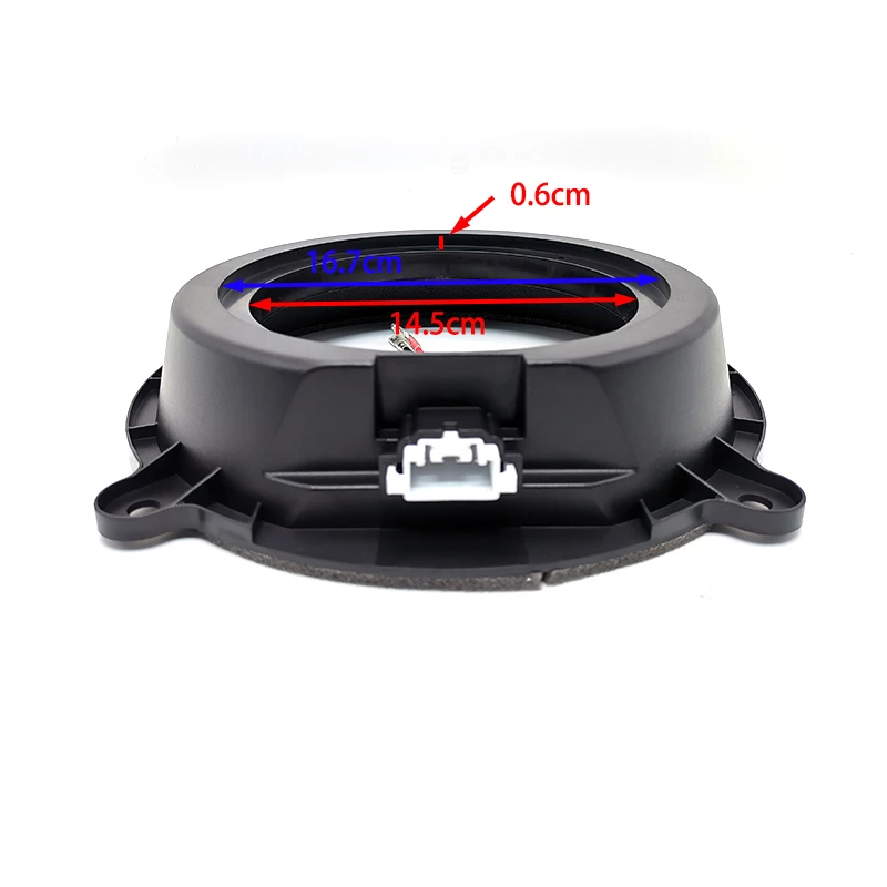 2pcs Audio Modification 6.5 Speaker Pad Washer Treble Bracket Adapter Mount for Mazda Atez Ankesaila CX-4 CX-5 CX7