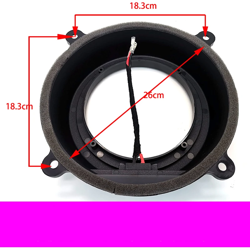 2pcs Audio Modification 6.5 Speaker Pad Washer Treble Bracket Adapter Mount for Mazda Atez Ankesaila CX-4 CX-5 CX7