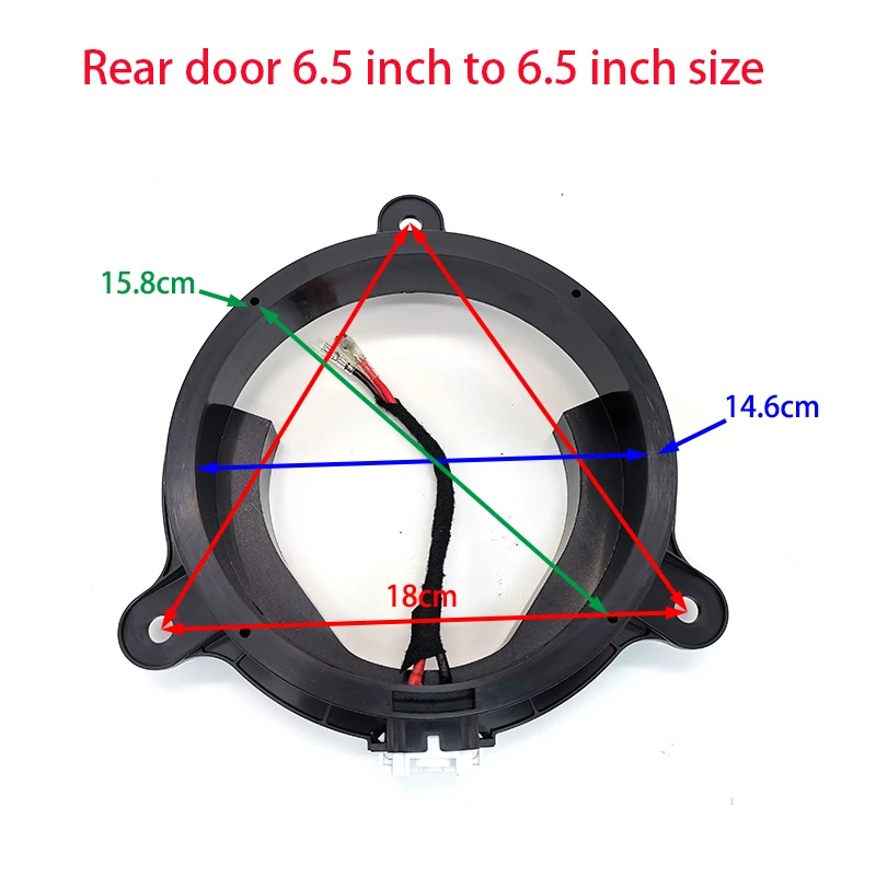 2pcs Audio Modification 6.5 Speaker Pad Washer Treble Bracket Adapter Mount for Mazda Atez Ankesaila CX-4 CX-5 CX7