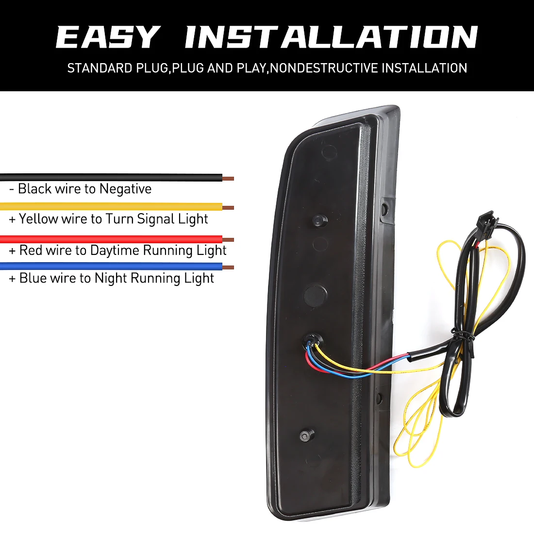DRL For Honda Civic 10th Generation Type R 2018 2019 2020 202 LED Daytime Running Light Dynamic Turn Signal Lamps Fog