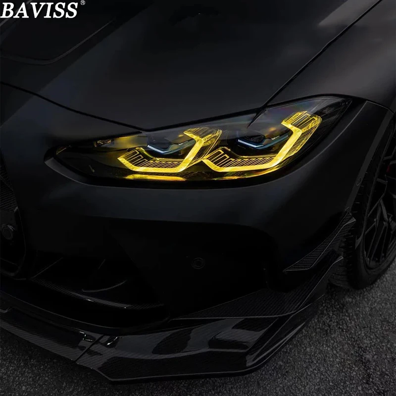Yellow DRL LED Modules Board Set, Daytime Running Light LED Module for BMW 3 Series G22 G23 G26 M3 G80 M4 G82 G83 2021 2022 2023