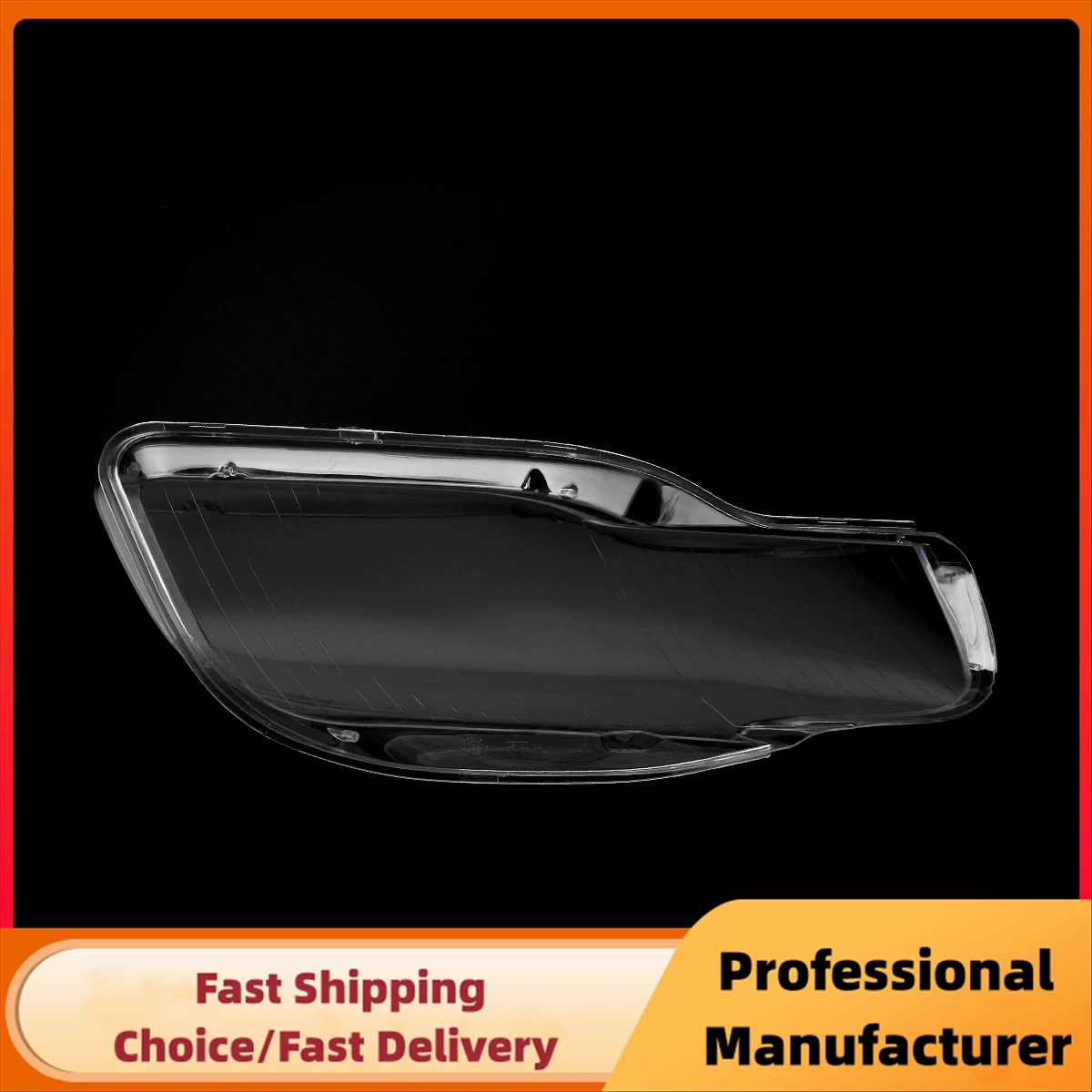 For Audi A4 B7 S4 RS4 2006 2007 2008 Front Headlight Lens Cover 1Pair Transparent Lampshade Clear Headlamp Cover Shell